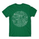 Tailor Circle Kelly Green Men's Tee for Tailor, Work