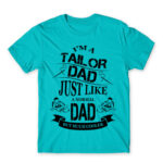 Tailor Dad Atoll Blue Men's T-shirt for Tailor, Work