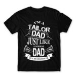 Tailor Dad Black Men's T-shirt for Tailor, Work