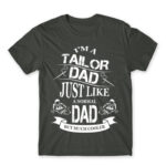 Tailor Dad Dark Grey Men's Tee for Tailor, Work