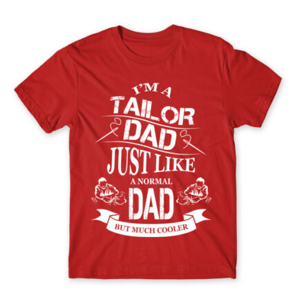 Tailor Dad Red Men's Tee for Tailor, Work