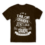 Tailor Grandpa Chocolate Men's T-shirt for Tailor, Work