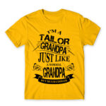 Tailor Grandpa Gold Men's T-shirt for Tailor, Work