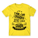 Tailor Grandpa Lemon Men's T-shirt for Tailor, Work