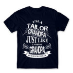 Tailor Grandpa Navy Men's Tee for Tailor, Work