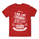 Tailor Grandpa Red Men's T-shirt for Tailor, Work