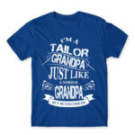 Tailor Grandpa Royal Blue Men's Tee for Tailor, Work