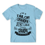 Tailor Grandpa Sky Blue Men's T-shirt for Tailor, Work