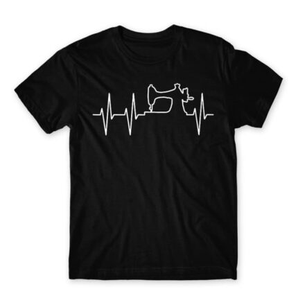 Tailor heartbeat Black Men's Tee for Tailor, Work