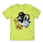 Talk to the Hand Apple Green Men's Tee for Anime, Vampire Hunter D