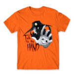 Talk to the Hand Orange Men's Tee for Anime, Vampire Hunter D