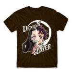 Tanjiro and Nezuko Chocolate Men's T-shirt for Anime, Kimetsu No Yaiba