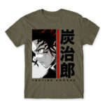 Tanjiro Kamado – Minimal Zinc Men's Tee for Anime, Kimetsu No Yaiba