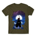 Tanjiro silhouette Army Men's Tee for Anime, Kimetsu No Yaiba