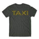 Taxi Dark Grey Men's Tee for Taxi Driver, Work