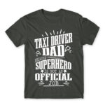 Taxi Driver dad Dark Grey Men's T-shirt for Taxi Driver, Work