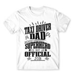 Taxi Driver dad White Men's T-shirt for Taxi Driver, Work