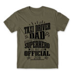 Taxi Driver dad Zinc Men's Tee for Taxi Driver, Work