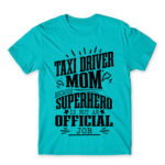 Taxi Driver mom Atoll Blue Men's Tee for Taxi Driver, Work