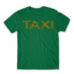Taxi Kelly Green Men's T-shirt for Taxi Driver, Work