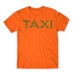 Taxi Orange Men's T-shirt for Taxi Driver, Work