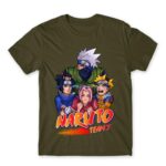 Team 7 – Naruto Army Men's Tee for Anime, Naruto