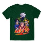 Team 7 – Naruto Bottle Green Men's Tee for Anime, Naruto