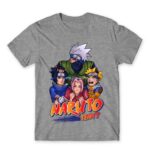 Team 7 – Naruto Grey Melange Men's Tee for Anime, Naruto