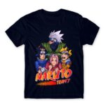 Team 7 – Naruto Navy Men's Tee for Anime, Naruto