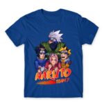 Team 7 – Naruto Royal Blue Men's T-shirt for Anime, Naruto