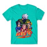 Team 7 – Naruto Turquoise Men's Tee for Anime, Naruto