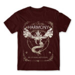 Team Harmony Burgundy Men's Tee for Anime, Pokemon