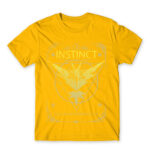 Team Instinct Gold Men's Tee for Anime, Pokemon