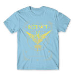 Team Instinct Sky Blue Men's Tee for Anime, Pokemon