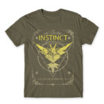 Team Instinct Zinc Men's T-shirt for Anime, Pokemon
