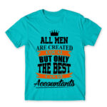 The best become accountants Atoll Blue Men's T-shirt for Accountant, Work