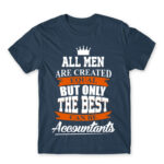 The best become accountants Denim Men's T-shirt for Accountant, Work