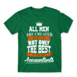 The best become accountants Kelly Green Men's T-shirt for Accountant, Work