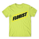 The best florist in the galaxy Apple Green Men's T-shirt for Florist, Work