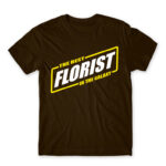 The best florist in the galaxy Chocolate Men's T-shirt for Florist, Work