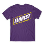 The best florist in the galaxy Dark Purple Men's Tee for Florist, Work