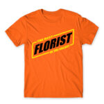 The best florist in the galaxy Orange Men's T-shirt for Florist, Work