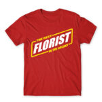 The best florist in the galaxy Red Men's T-shirt for Florist, Work