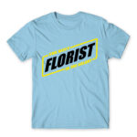 The best florist in the galaxy Sky Blue Men's T-shirt for Florist, Work