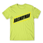 The best railwayman in the galaxy Apple Green Men's Tee for Train Conductor, Work