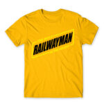 The best railwayman in the galaxy Gold Men's T-shirt for Train Conductor, Work