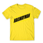 The best railwayman in the galaxy Lemon Men's T-shirt for Train Conductor, Work