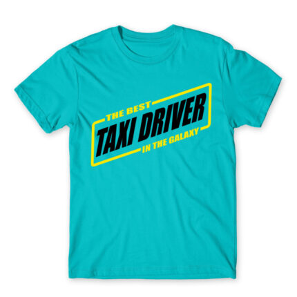The Best Taxi driver in the Galaxy Atoll Blue Men's Tee for Taxi Driver, Work