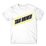 The Best Taxi driver in the Galaxy White Men's T-shirt for Taxi Driver, Work