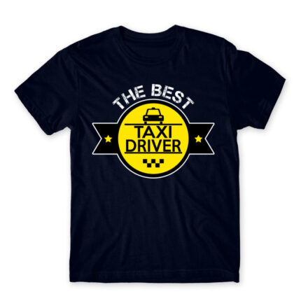 The Best Taxi driver Navy Men's T-shirt for Taxi Driver, Work
